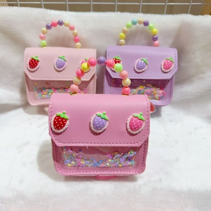 2026 New Fashionable Children's Handheld Coin Purse Versatile Cute New Year Storage Bag Daily Trendy Girls' Accessory