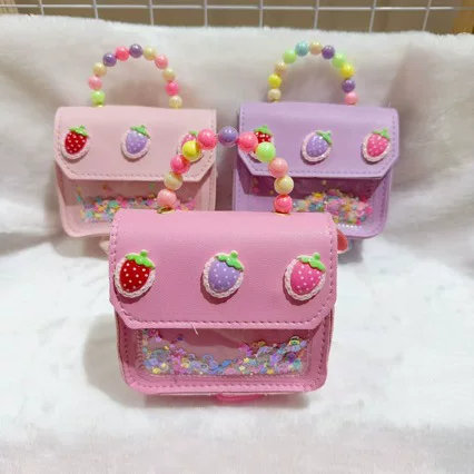 2026 New Fashionable Children's Handheld Coin Purse Versatile Cute New Year Storage Bag Daily Trendy Girls' Accessory