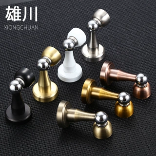 厂家直供不锈钢门吸多色门吸打孔门吸强磁门吸家用房门加厚门吸