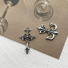 新款十字架饰品配件复古巴洛克合金贴片手工发饰手机壳服装配饰