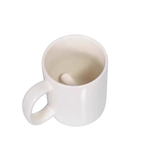 Finger Cup Ceramic Mugs Fark Cup Personalized Ceramic Finger Cup PrankFuck Mug Straight Finger