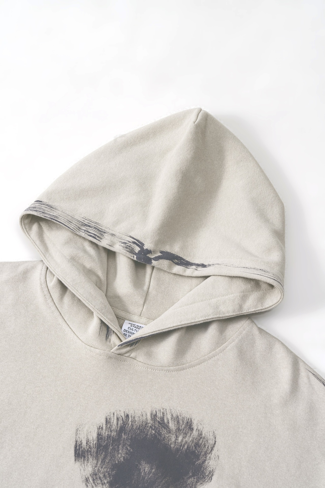 Sweat à capuche homme style urbain délavé coupe ample_voghion.com