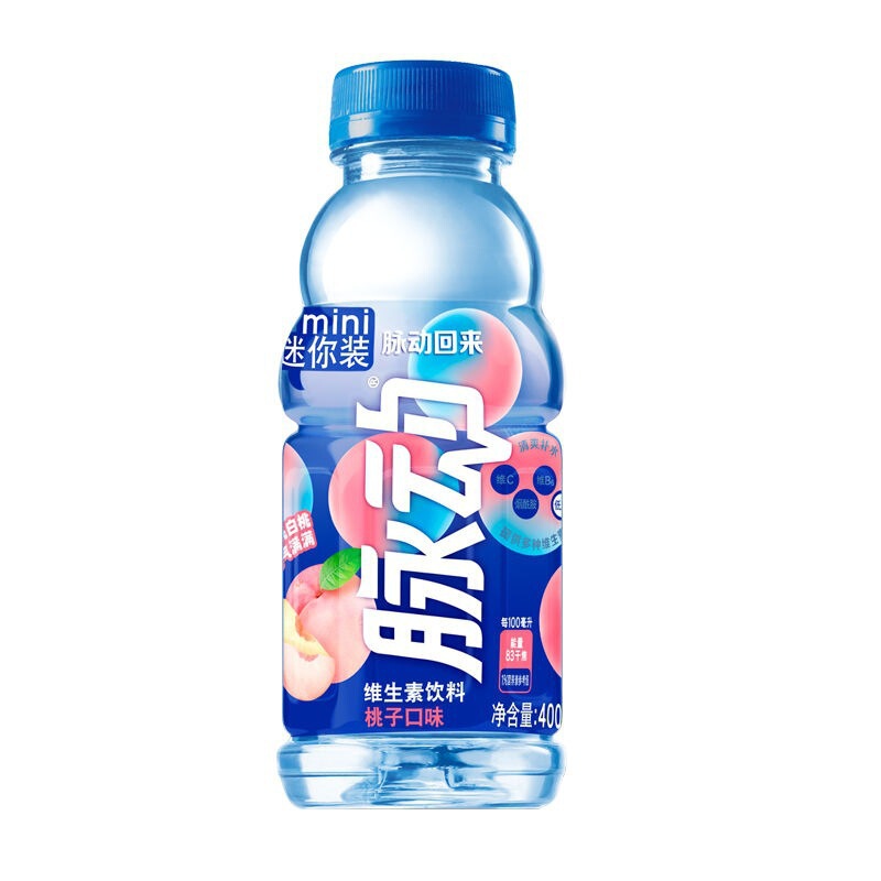 脈動ビタミン機能性ドリンク 400ml×24本 フルボックス 小瓶 ピーチライム 低糖質 スポーツ フィットネス ドリンク|undefined