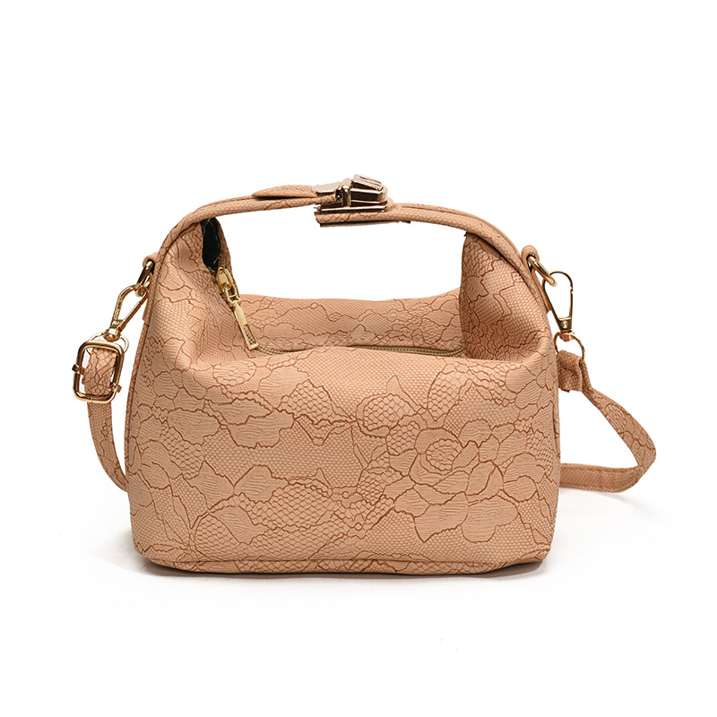 Bolso de flores de estilo occidental personalizado 2024 nuevo estilo otoño e invierno moda hermosa temperamento bolso de mensajero de un solo hombro