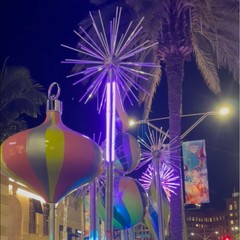 旧正月LEDデジタル花火灯爆竹花火灯花火灯景観屋外観光地区点灯煙