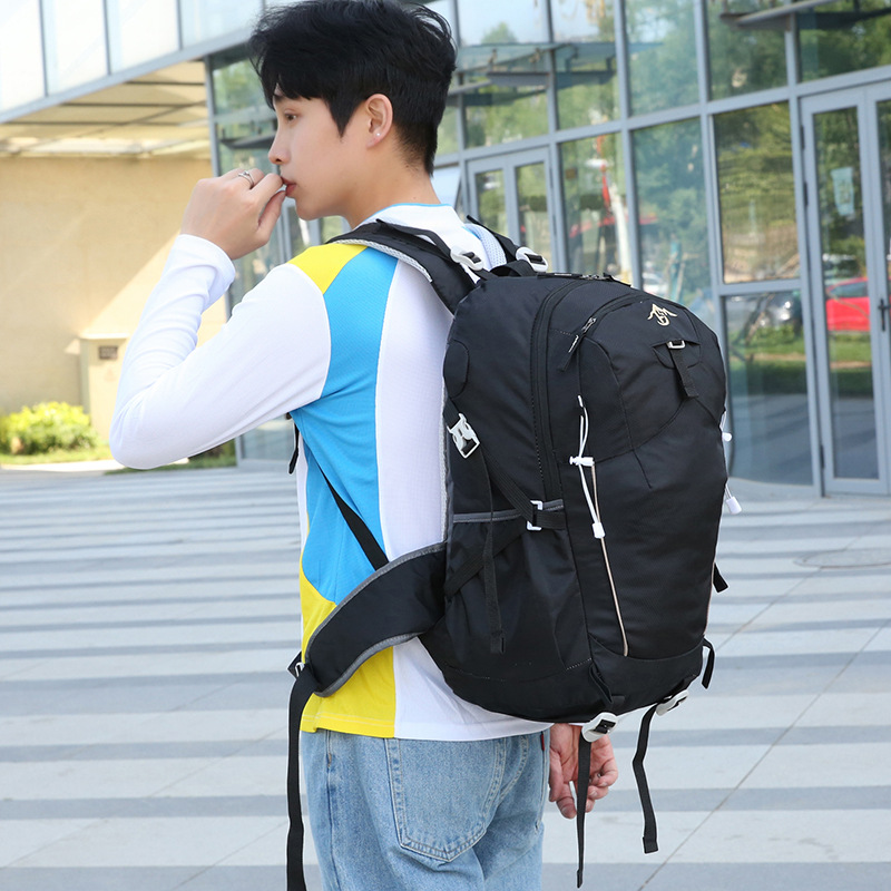 Mochila multifuncional impermeable para senderismo, antisalpicaduras, con funda para lluvia, ligera y resistente al desgaste