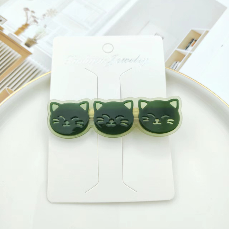 Cartoon Style Cat Acetic Acid Sheets Handmade Hair Clip 1 Piece display picture 2