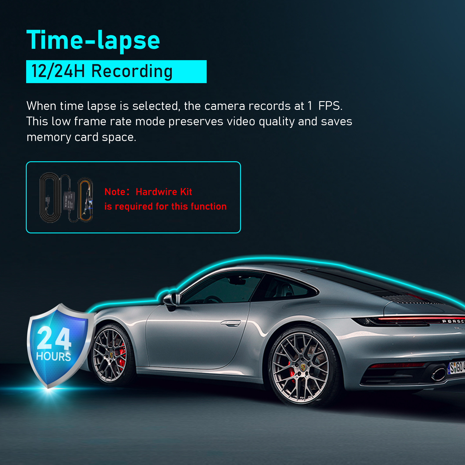 Cross-border dedicated to the new screen exquisite driving recorder 4K HD front and rear dual recording built-in WIFI night vision