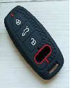 Audi A6A7 popular car key case, scratch-resistant and wear-resistant soft silicone, full-cover anti-drop remote control protective case