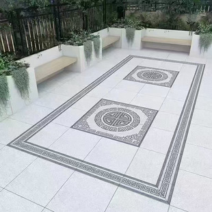 parquet imitation stone thick brick ecological granite paving stone tile villa yard parquet tile 18 thick
