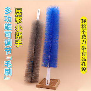 Fan Brush Dust Removal Brush Air Conditioning Window Screen Long Handle Dust Removal Brush Flexible Cleaning Brush Household Sofa Dust Removal Duster