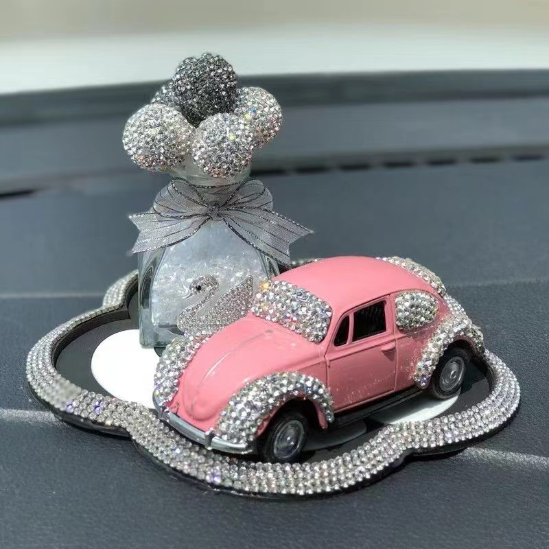 Artículo creativo de la chica del mar adornos de automóviles perfume encantador ángel perfume de automóvil perla base de diamante perfumado perdurable