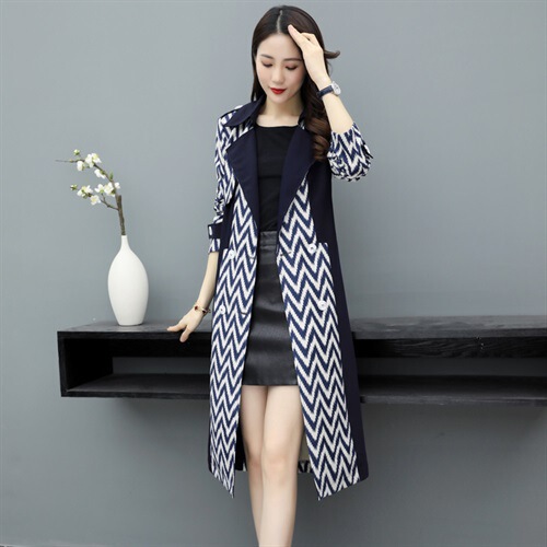 Color Matching Contrast Windbreaker 2024 Autum New Fashion Retro Suede Windbreaker Jacket Navy Blue Hz0332