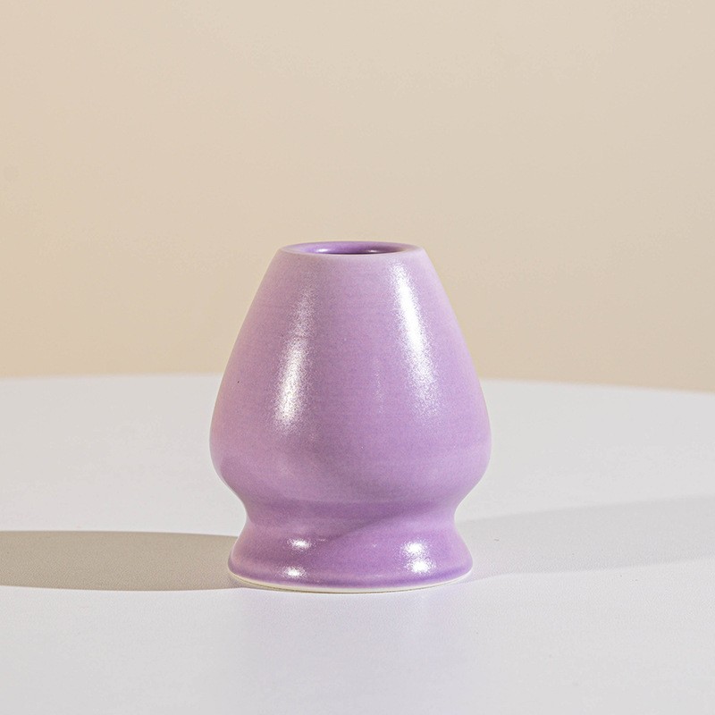 SQ 체크무늬 티스푼 퍼플