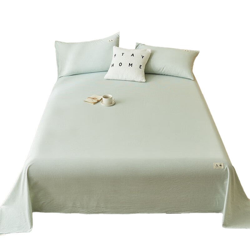 100 sábanas teñidas con hilo de algodón de una sola pieza de algodón puro verano hogar dormitorio individual doble cama de algodón lavado de tres piezas