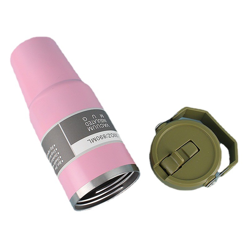 30oz portátil coche taza 304 de acero inoxidable taza de aislamiento al vacío taza de helado de mantenimiento en frío al por mayor image 1