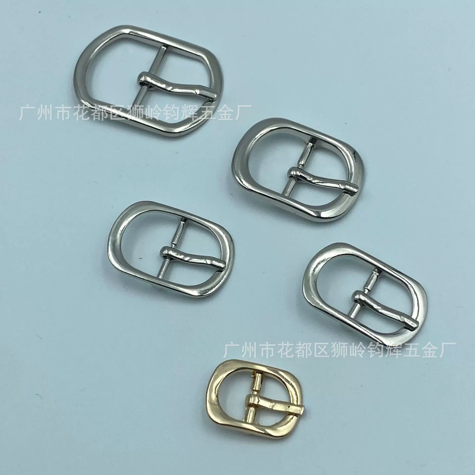 金属旦形日字活动针扣服装鞋子针扣箱包四方形调节针扣