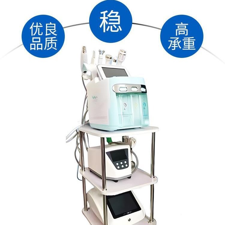美容仪器推车放小气泡置物架子底座医用移动设备美容院专用小推车