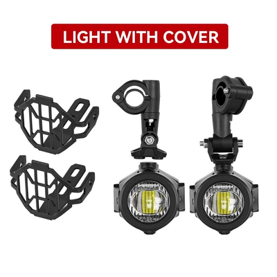 Auxiliary light, super bright fog Motorcycle headlights, headlights - a-pair-of-spotlights-covers