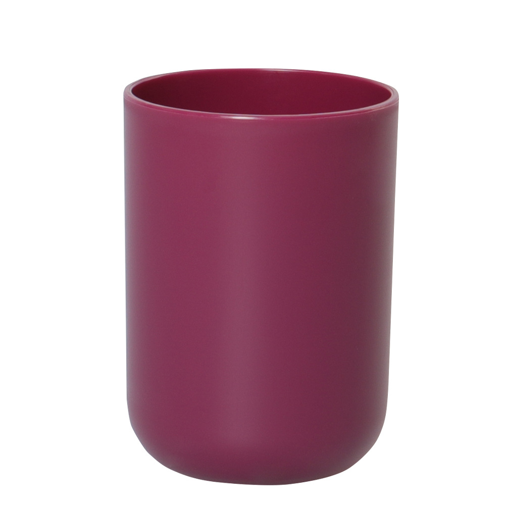 Color sólido enjuague bucal taza simple moda hogar plástico taza de lavado creativo fábrica al por mayor adultos cepillo de dientes taza para hotel