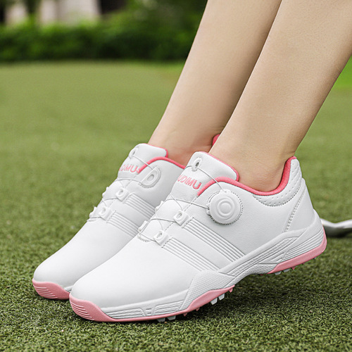 Golf Shoes for Men and Women - New Fixed Nail Button Style, Waterproof, Comfortable, Breathable, Sports Golf Shoes for Men
