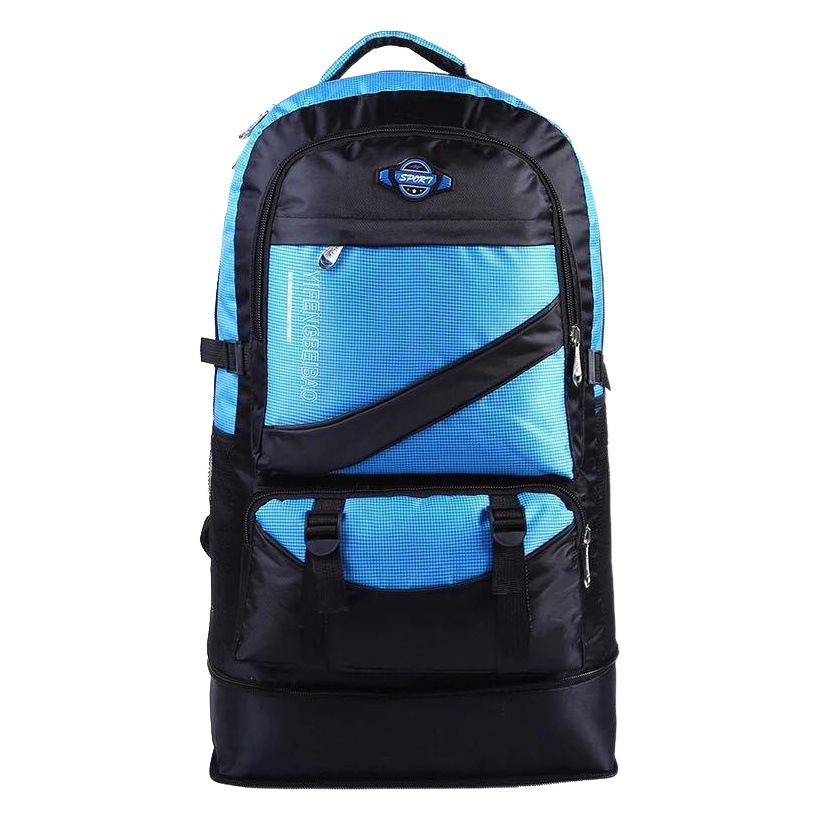 Large Backpack Men's Backpack Casual Travel Mountaineering Bag Student School Bag Expandable Large Outdoor Breathable