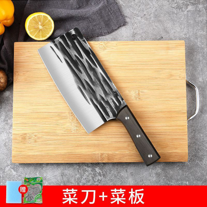 Longquan 주방 칼 커팅 보드 투피스 세트 위조