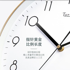 壁掛け時計、クリエイティブでファッショナブル、穴を開ける必要なし、クォーツ時計、シンプルな時計、モダンなリビングルーム、寝室