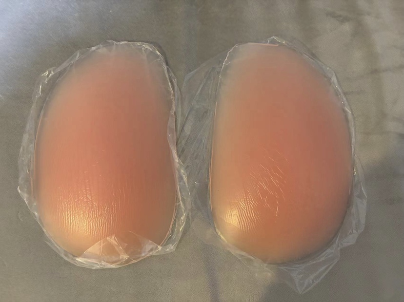 006 엉덩이 보호대/엉덩이 보호대 - 2개(17x12) - 두께 2cm - 접착제 포함 - 분홍색/살색