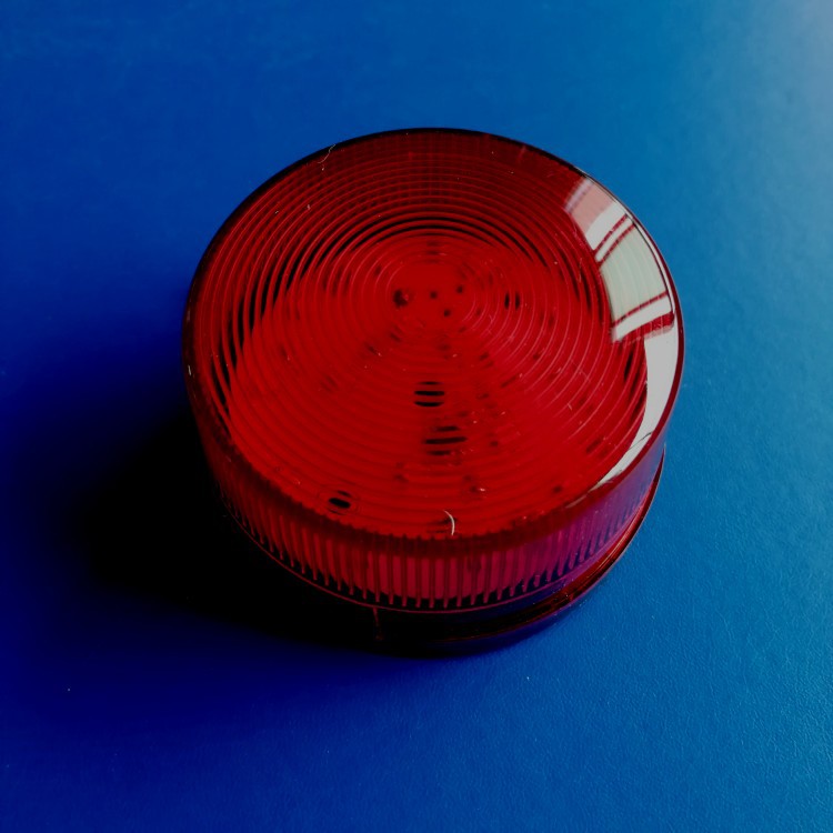 220V05LED闪灯 交通路障警示灯 防盗报警灯 消防圆形频闪灯