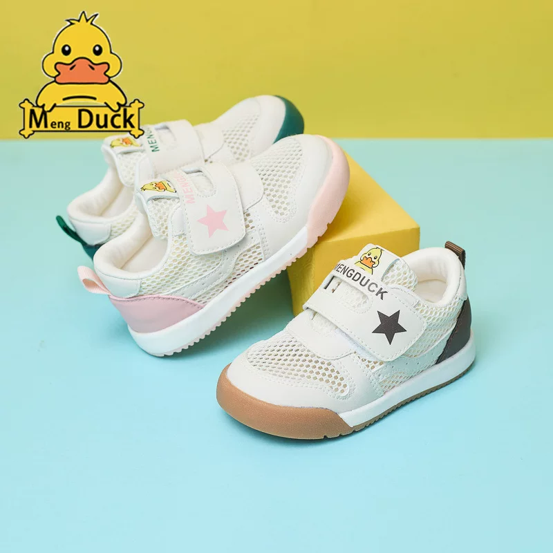 Детские тапочки Toddler Shoes 2024 Летние новые детские туфли для мальчиков функциональные обувь на мягкой подошве для младенцев обувь из сетки для малышей девочек