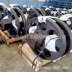 Wholesale three SCC75 T crawler crane guide wheel track plate supporting wheel drive gear pin shaft