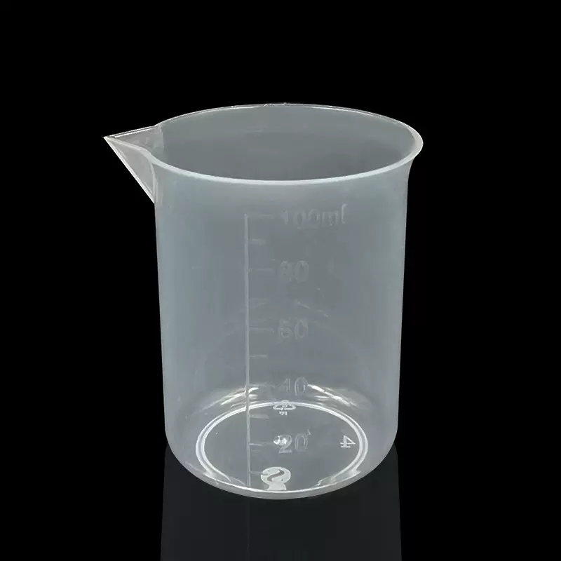 塑料量杯实验室用烧杯透明量筒刻度杯农药量杯100ml量桶毫升杯