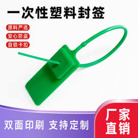 一次性防拆封条PP材料快递运输集装箱专用物流扎带塑料封签防盗扣