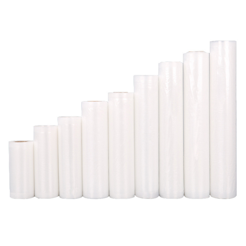 Bolsa de envasado al vacío de textura de alimentos engrosada bolsa de rollo de textura de vacío bolsa de preservación de alimentos para el hogar bolsa de rollo de textura de nylon