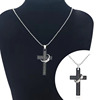 Men's necklace stainless steel for beloved, wholesale