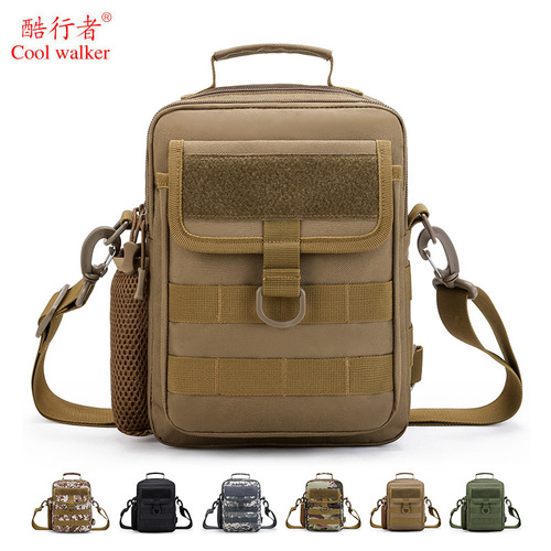 【Small Batch Wholesale】Cool Walker New Crossbody Bag Outdoor Camouflage Tactical Bag Lightweight Chest Bag Multifunctional Backpack