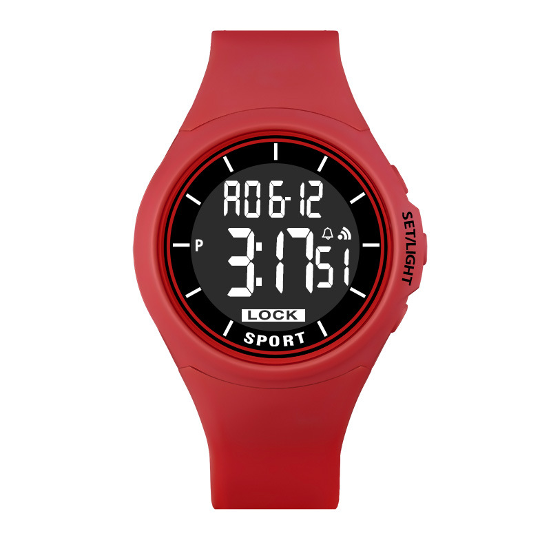 Nuevo simple estudiante deportes al aire libre multifuncional reloj despertador luminoso moda electrónica fábrica por mayor