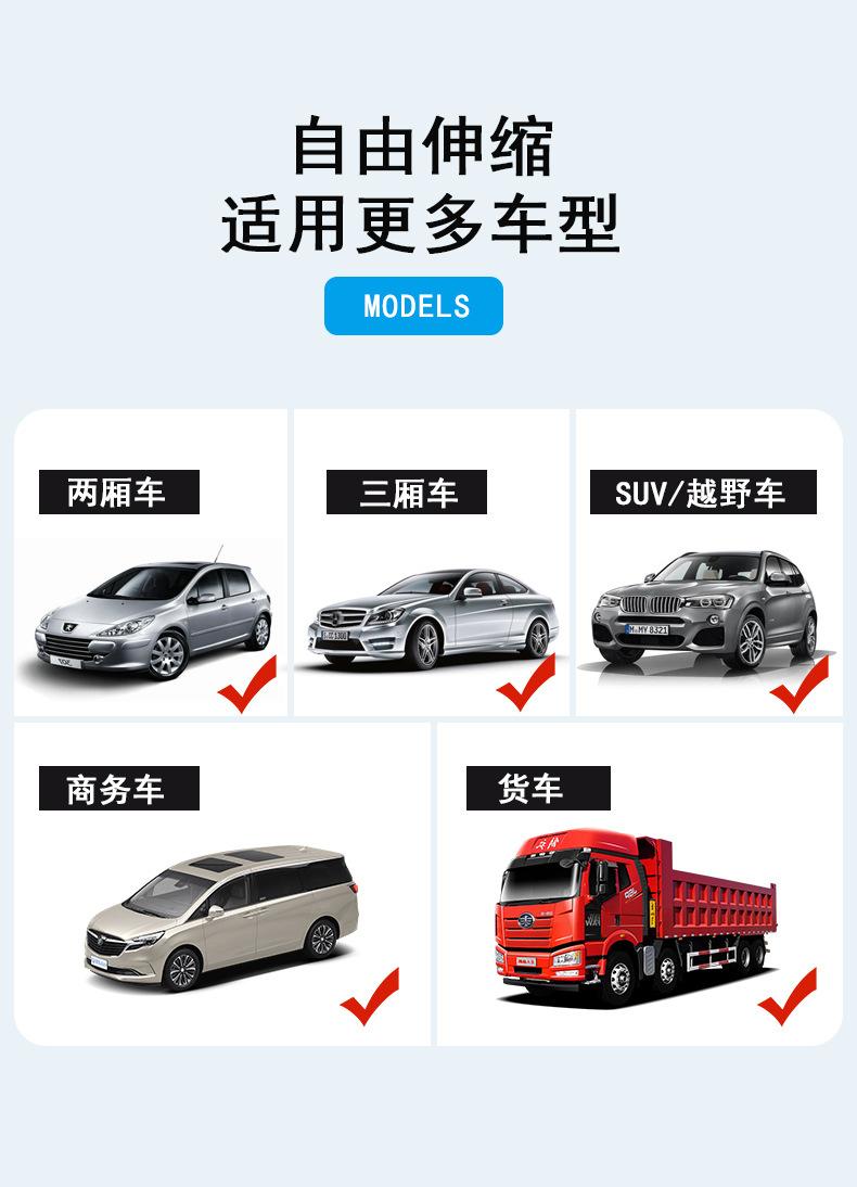 Car-Mounted Front and Rear Partitioned Blackout Privacy Curtains, Car Interior Partition Curtains, Sun Protection and Heat Insulation Car Side Window Sunshades