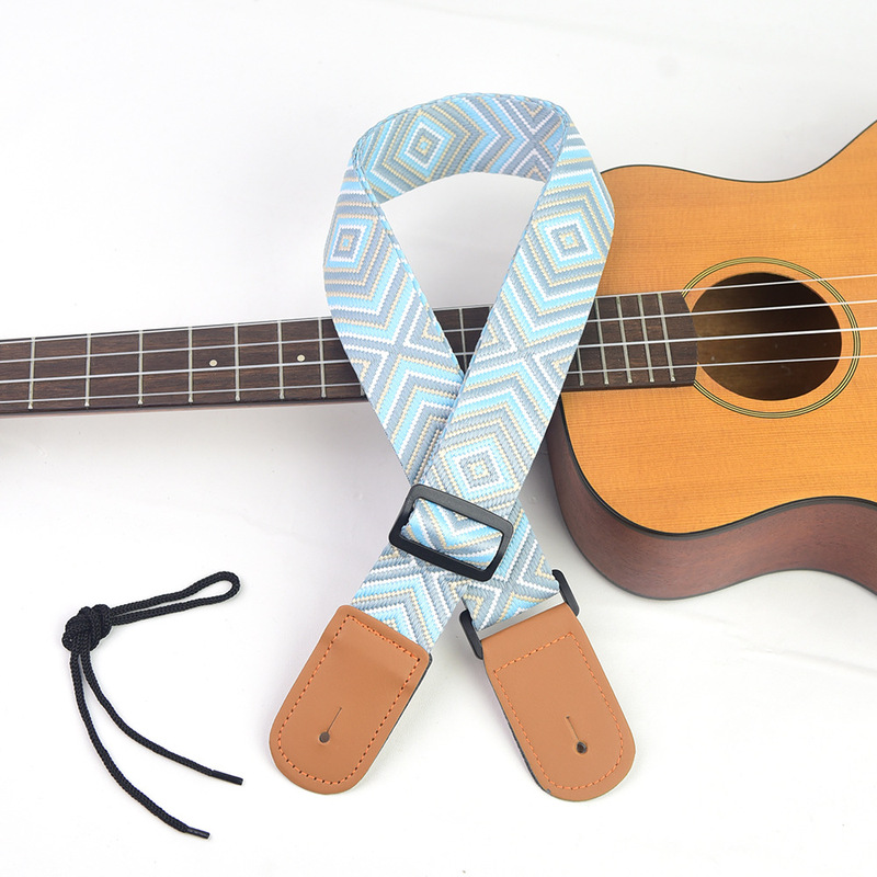 Ukulele Strap Woven Thickened Children's Crossbody Ukulele Special Strap Ukulele Shoulder Strap Instrument Strap