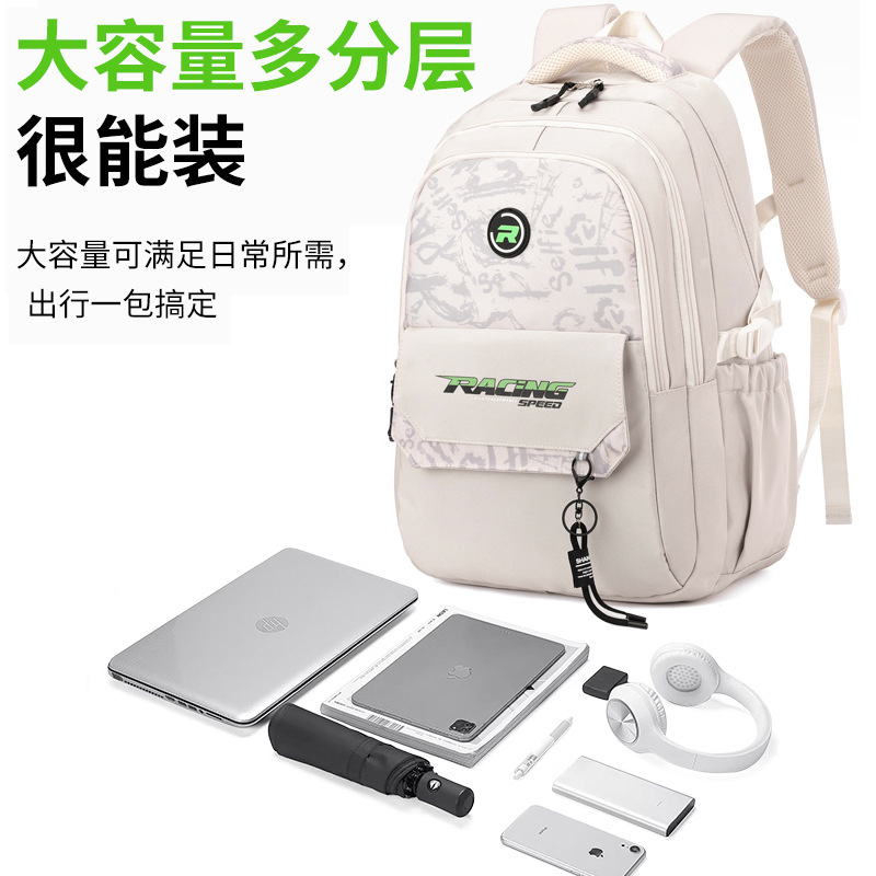 Mochila escolar de alta capacidad para niños 3 - 6 grados, mochila para estudiantes de secundaria, mochila escolar para niños