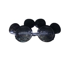 厂家可爱成人无翻盖老鼠造型自拍生日墨镜米奇米妮卡通搞怪眼镜派