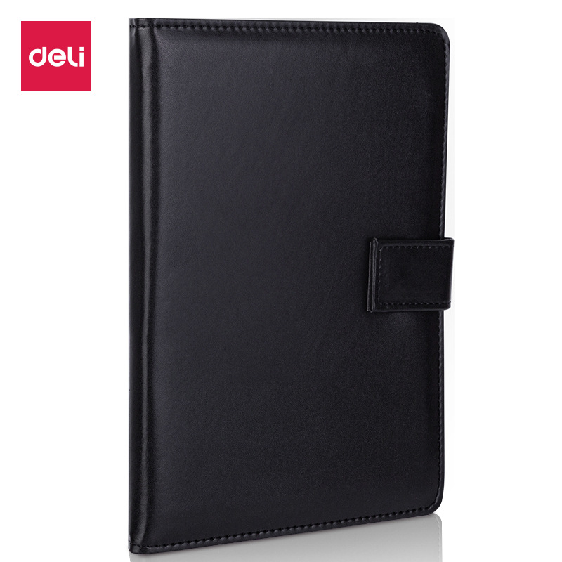 Deli 7942 Bloc de notas de cuero hebilla Bloc de notas de cuero 25k120 páginas