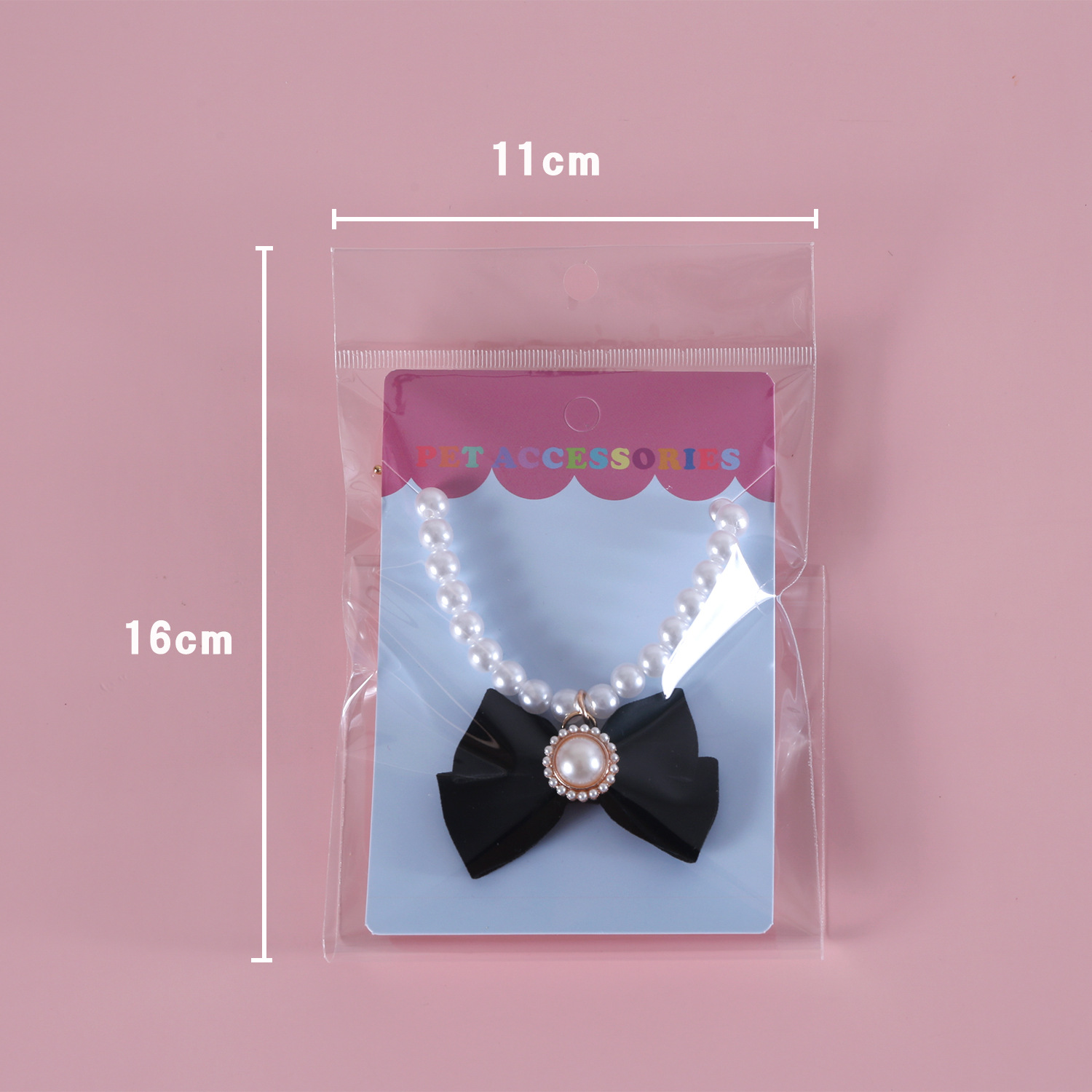 Perla de seda de mascota collar colgante arco princesa gatos cachorros colgante retro noble collar ajustable