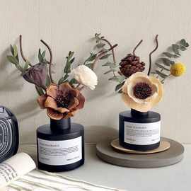 无火香薰轻奢家用室内持久卧室慵懒风周末卫生间干花摆件小众高级