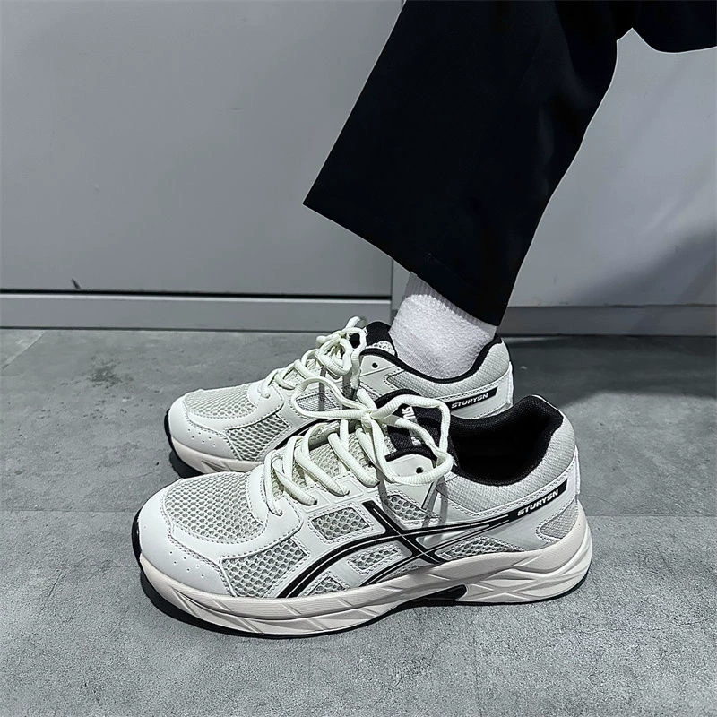 Корейская версия, универсальная студенческая модная сетчатая дышащая мужская обувь в уличном стиле в стиле ретро, ​​летние нишевые кроссовки в стиле ретро