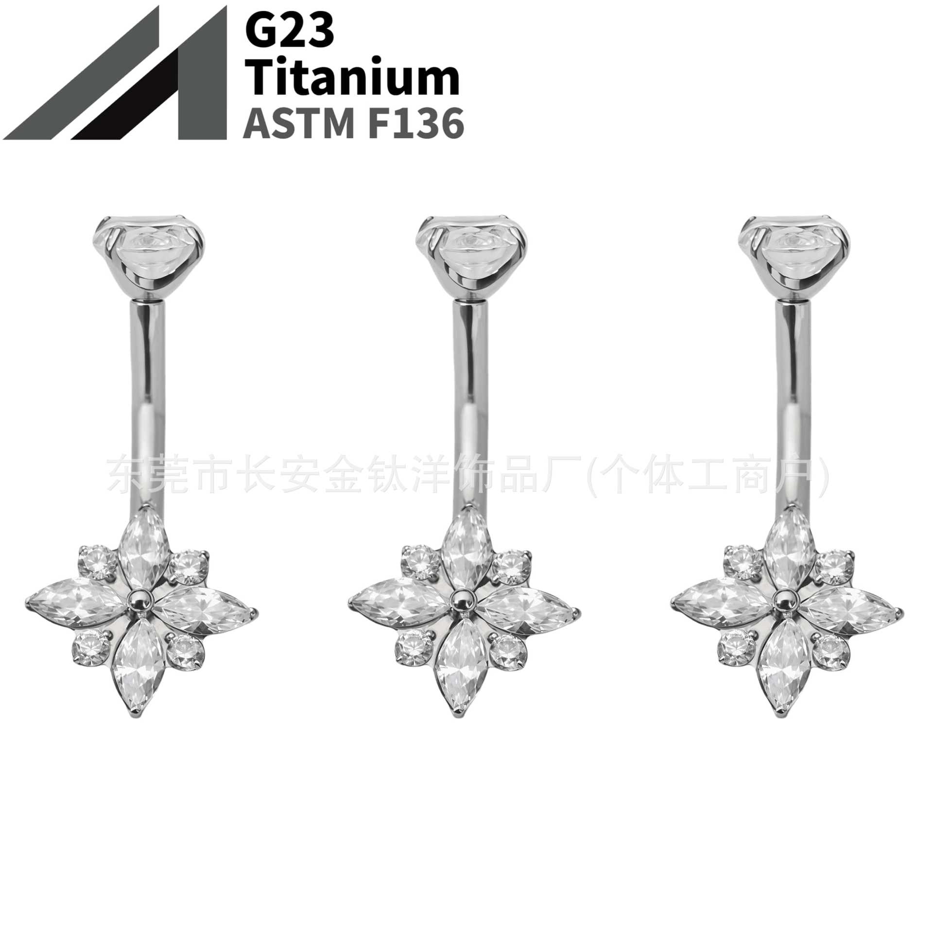 16G labret stud size and finish detail