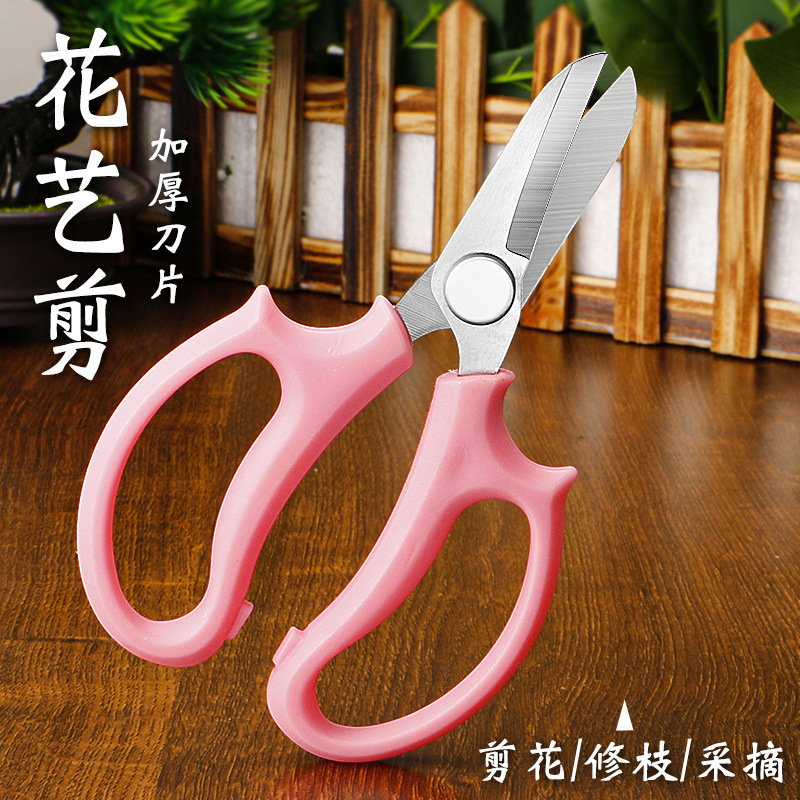 鲜花剪刀花艺师花店专用园艺剪子插花修枝剪除刺修花多功能花艺剪