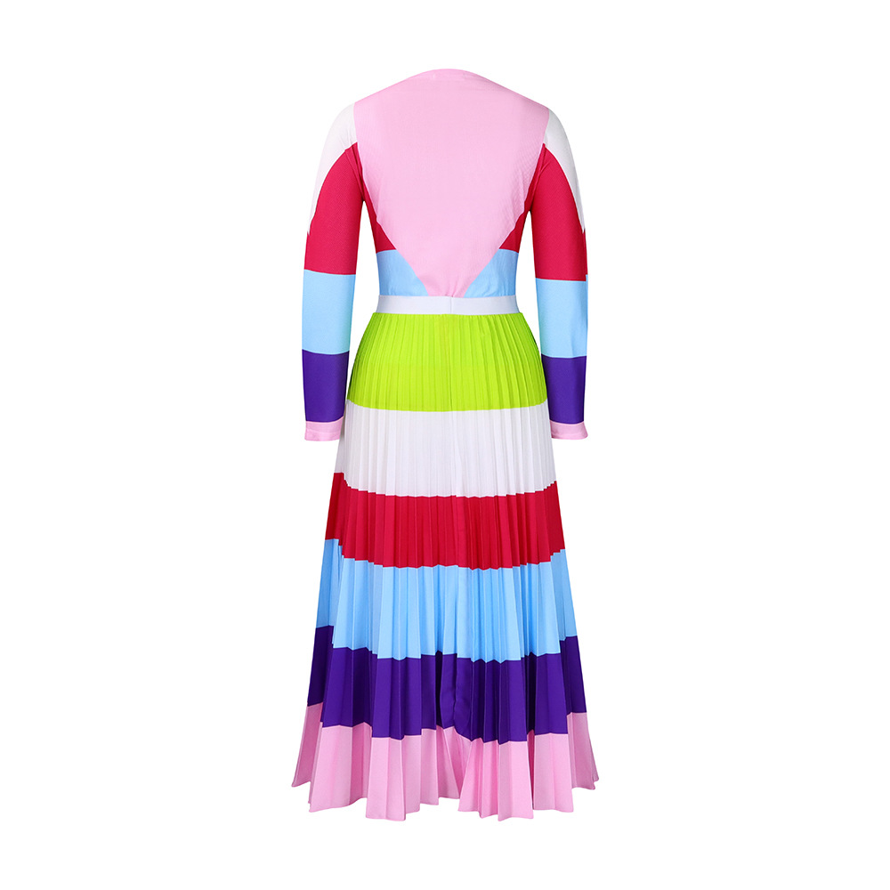 Daily Women's Elegant Abstract Color Block Spandex Polyester Skirt Sets Skirt Sets display picture 60