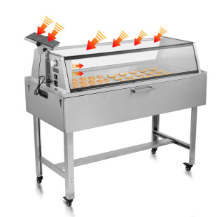 New 6-layer stainless steel shell food dryer solar dried fruit machine